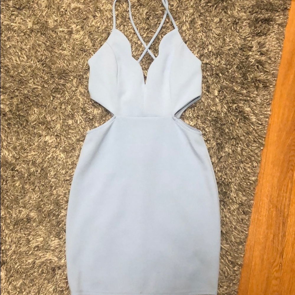 Blue dress